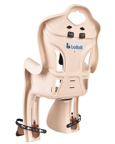 BELLELLI B-One Standard fotelik rowerowy na ramę beżowy