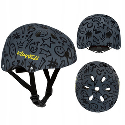 Kask ochronny Kidwell ORIX Plus Graffiti M rower hulajnoga