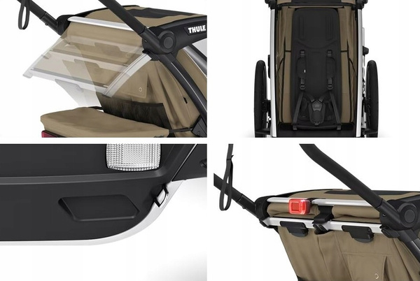 THULE Chariot Cross 2 Single - przyczepka rowerowa 2w1 Multisport