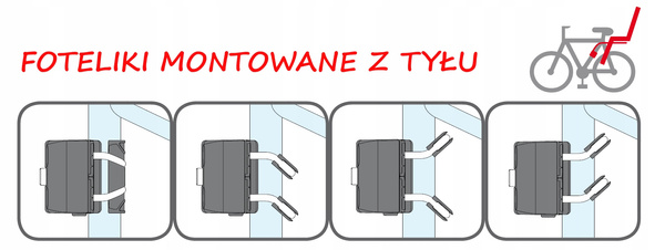 BELLELLI Mr Fox Standard fotelik rowerowy na ramę HI-VIZ LUX