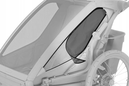 Przyczepka rowerowa dla dzieci Thule Chariot Sport 2 Single Gold