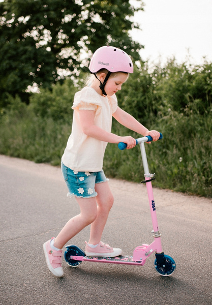 KASK ochronny Kidwell ORIX II Violet Fiolet M rower hulajnoga dla dziecka