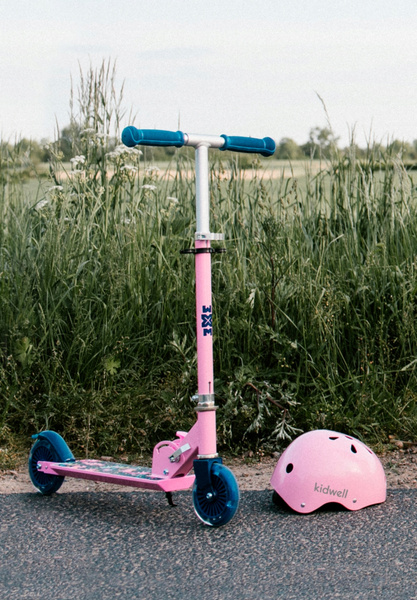 KASK ochronny Kidwell ORIX II Violet Fiolet M rower hulajnoga dla dziecka