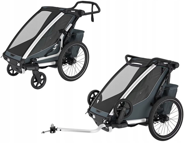 THULE Chariot Cross 2 Single - przyczepka rowerowa 2w1 Multisport